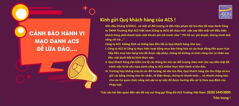 Hướng dẫn cách để vay nhanh tại ACS Việt Nam